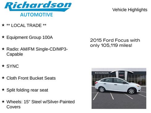 Used 2015 Ford Focus S FWD image 10