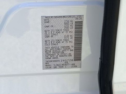 New 2026 Nissan Pathfinder Platinum AWD/4WD image 25