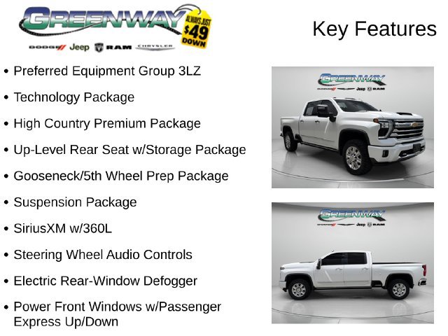 Used 2024 Chevrolet Silverado 2500 High Country w/ High Country Premium Package AWD/4WD image 2