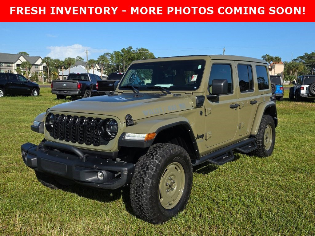 Used 2025 Jeep Wrangler Unlimited Sport S 4xe AWD/4WD image 1