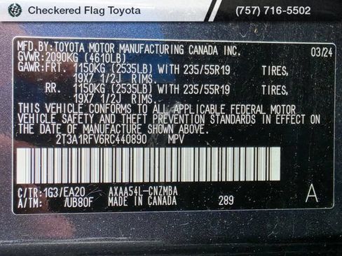 Used 2024 Toyota RAV4 XLE Premium w/ Weather Package AWD/4WD image 23