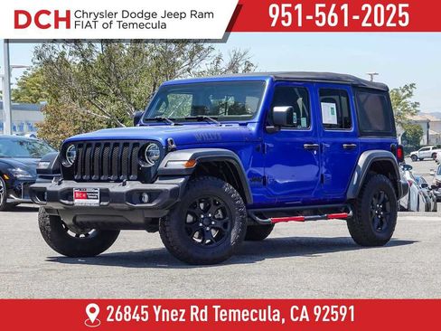 Certified 2020 Jeep Wrangler Unlimited Sport AWD/4WD image 1