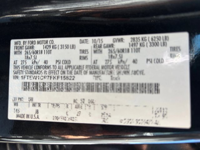 Used 2015 Ford F150 XLT w/ Equipment Group 302A Luxury RWD image 24