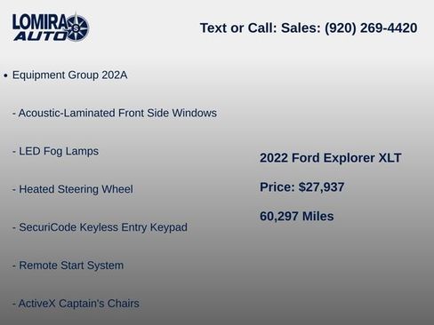 Used 2022 Ford Explorer XLT w/ XLT Sport Appearance Package AWD/4WD image 6