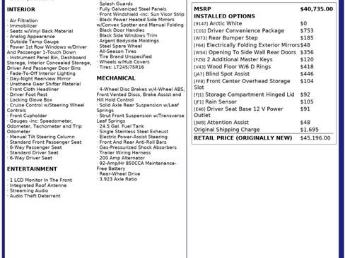 Used 2021 Mercedes-Benz Sprinter 2500 w/ Driver Convenience Package image 38