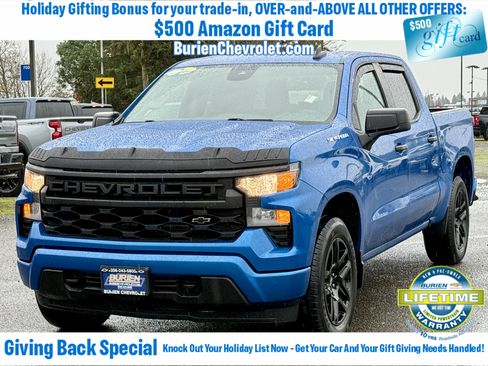 Used 2022 Chevrolet Silverado 1500 Custom image 1