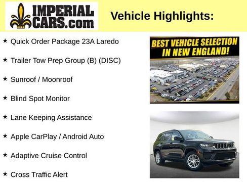 Used 2023 Jeep Grand Cherokee Laredo w/ Trailer Tow Prep Group (B) AWD/4WD image 8