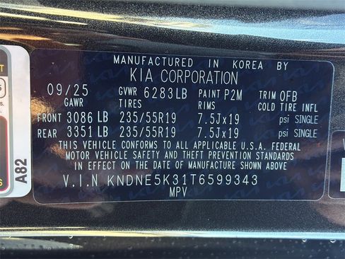 New 2026 Kia Carnival SX Prestige image 30