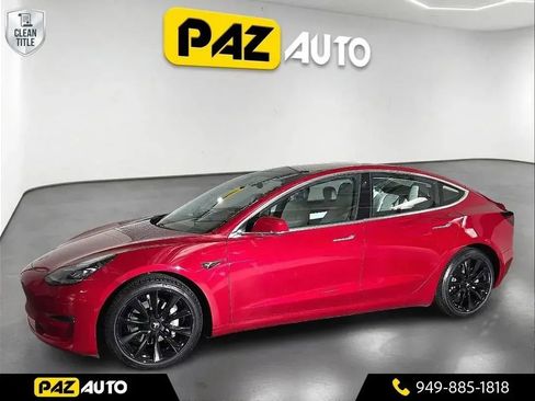 Used 2018 Tesla Model 3 Long Range AWD/4WD image 1