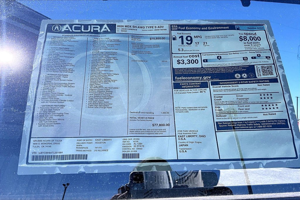 New 2026 Acura RDX w/ Advance Package AWD/4WD image 40