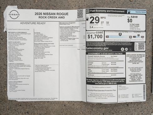 Used 2026 Nissan Rogue SV w/ Rock Creek Premium Package AWD/4WD image 21