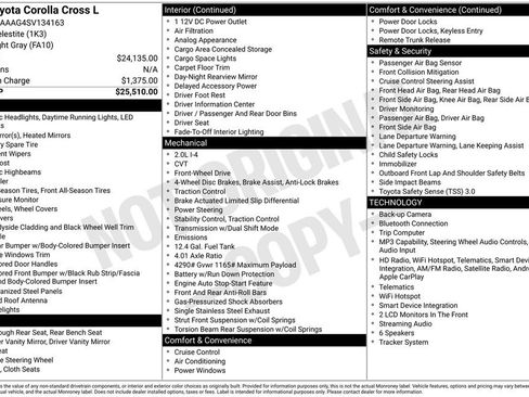 Certified 2025 Toyota Corolla Cross L FWD image 27