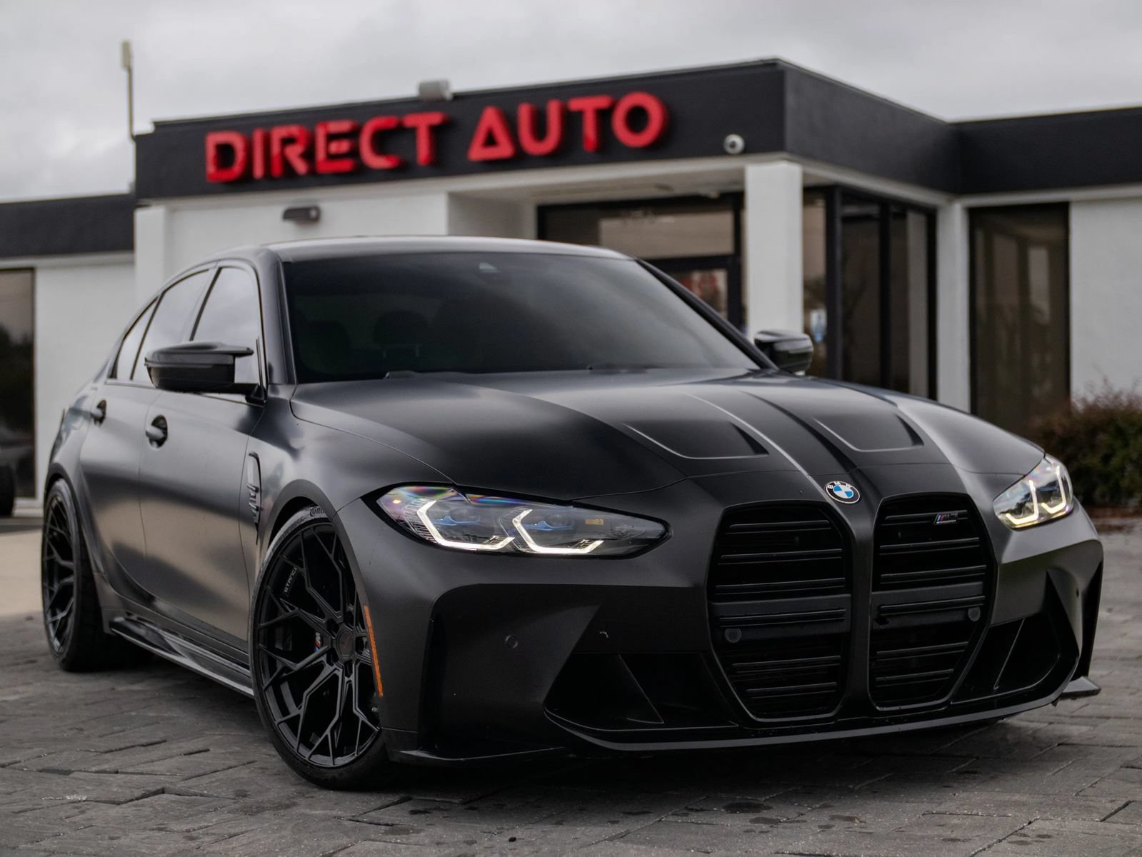 Used 2021 BMW M3 Competition w/ M Carbon Exterior Package RWD image 1