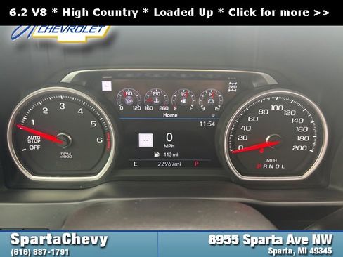Used 2020 Chevrolet Silverado 1500 High Country w/ Technology Package image 13