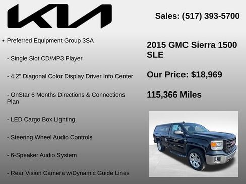Used 2015 GMC Sierra 1500 SLE w/ SLE Preferred Package AWD/4WD image 15