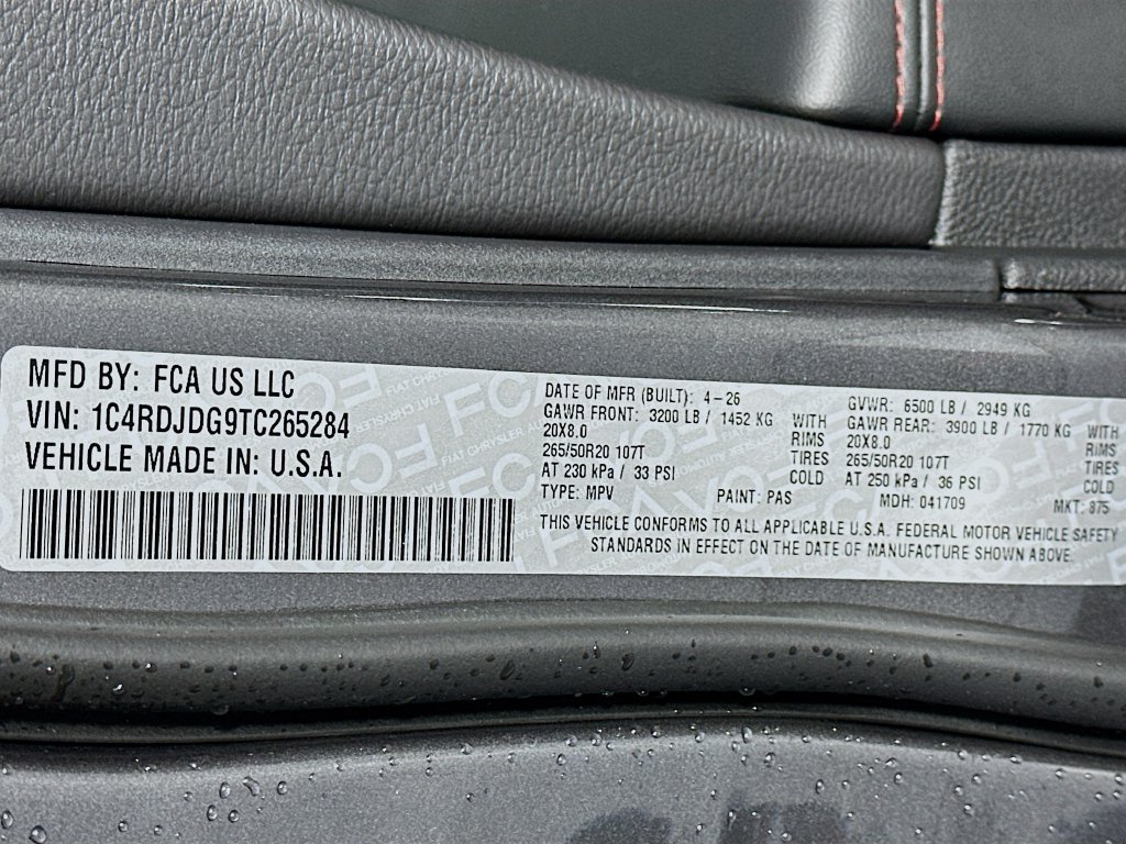 New 2026 Dodge Durango GT w/ Blacktop Package AWD/4WD image 18