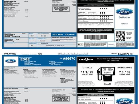 Used 2014 Ford Edge SEL w/ Equipment Group 202A image 7