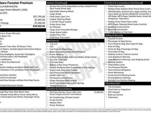 Used 2021 Subaru Forester Premium image 4
