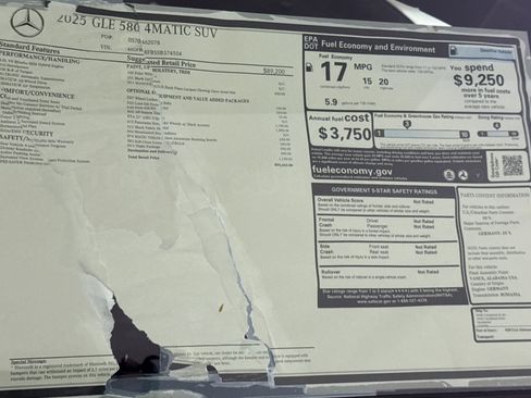 New 2025 Mercedes-Benz GLE 580 4MATIC image 30