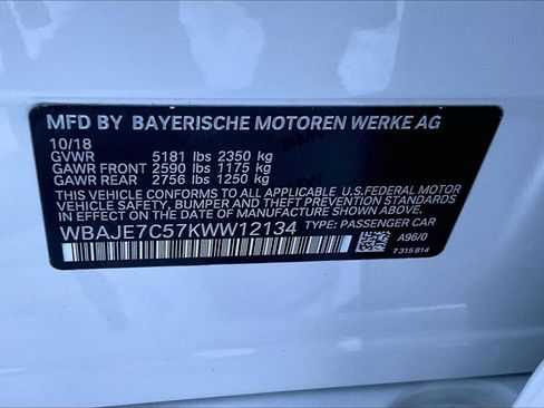 Used 2019 BMW 540i xDrive image 19