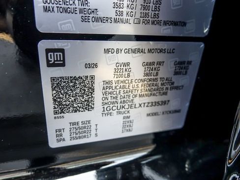 New 2026 Chevrolet Silverado 1500 High Country AWD/4WD image 32