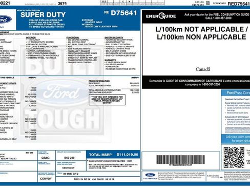 Used 2024 Ford F350 Lariat w/ Sport Appearance Package image 3