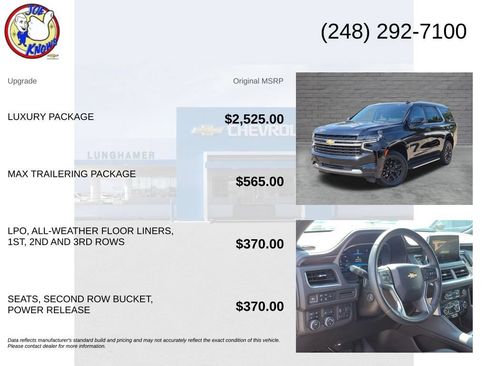 Certified 2024 Chevrolet Tahoe LT w/ Luxury Package AWD/4WD image 5