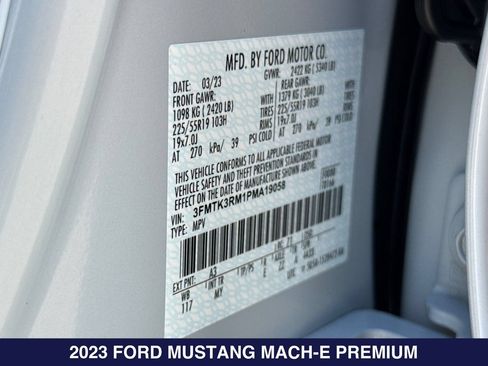 Certified 2023 Ford Mustang Mach-E Premium RWD image 32