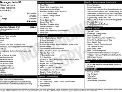 Used 2020 Volkswagen Jetta SE w/ SE Cold Weather Package FWD image 13