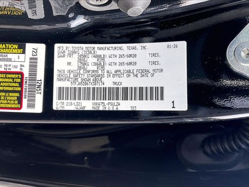 New 2026 Toyota Tundra Limited image 17