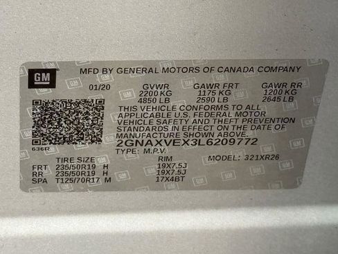 Used 2020 Chevrolet Equinox LT w/ Sport Edition image 36