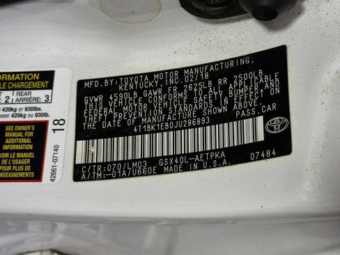 Used 2018 Toyota Avalon Limited w/ Carpet Mat Package FWD image 31