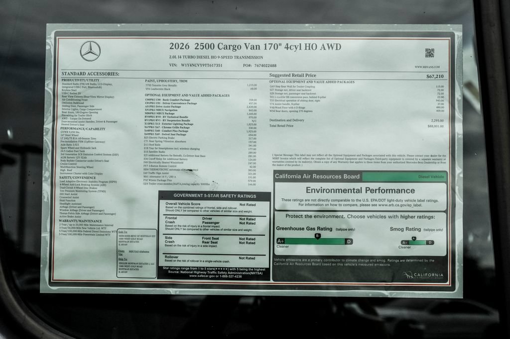 New 2026 Mercedes-Benz Sprinter 2500 image 26