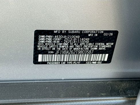 New 2026 Subaru WRX tS AWD/4WD image 30