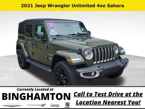 Used 2021 Jeep Wrangler Unlimited Sahara w/ Dual Top Group AWD/4WD image 1