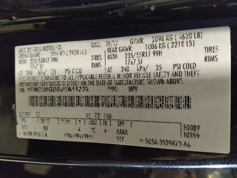 Used 2018 Ford Escape SE FWD image 33