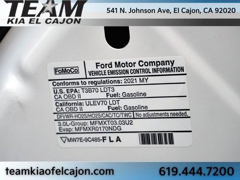 Used 2021 Ford Explorer Platinum w/ Equipment Group 601A AWD/4WD image 38