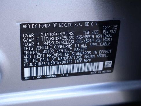 Certified 2026 Acura ADX A-Spec FWD image 21