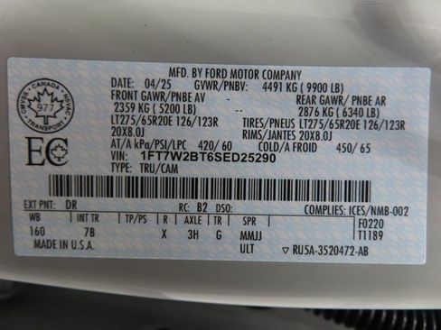 Used 2025 Ford F250 Platinum w/ FX4 Off-Road Package image 83