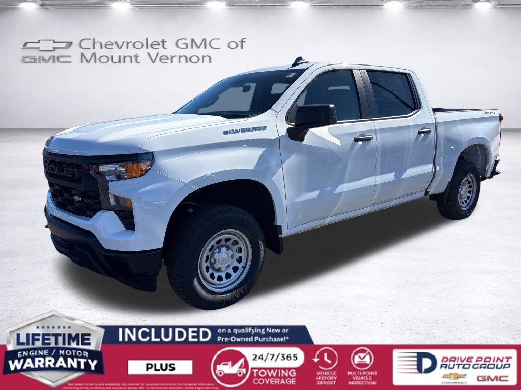 New 2026 Chevrolet Silverado 1500 W/T w/ WT Value Package AWD/4WD 360° Tour