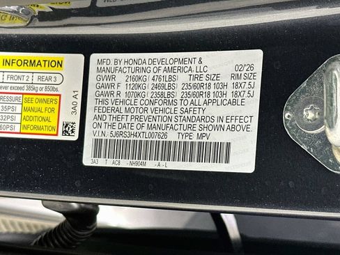 Certified 2026 Honda CR-V EX image 27