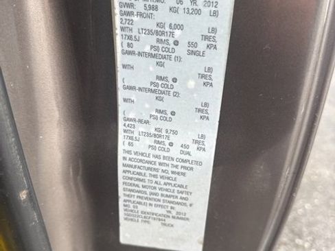 Used 2012 GMC Sierra 3500 W/T w/ Snow Plow Prep Package image 12