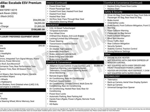 Certified 2023 Cadillac Escalade ESV Premium Luxury image 44