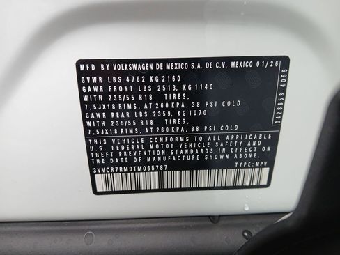 New 2026 Volkswagen Tiguan S image 28