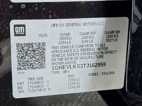 New 2026 Chevrolet Traverse RS w/ LPO, Floor Liner Package image 32