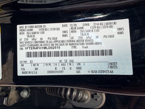 Used 2021 Ford Ranger Lariat w/ Equipment Group 501A High AWD/4WD image 30