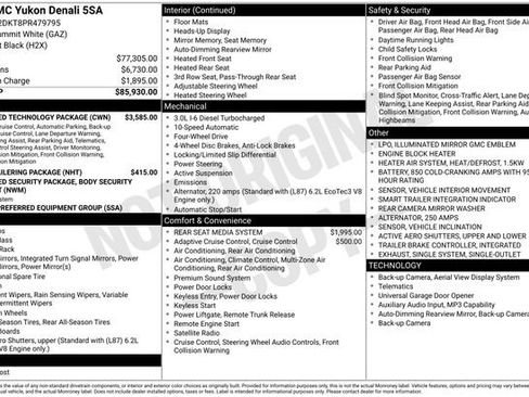 Used 2023 GMC Yukon Denali w/ Advanced Technology Package image 27