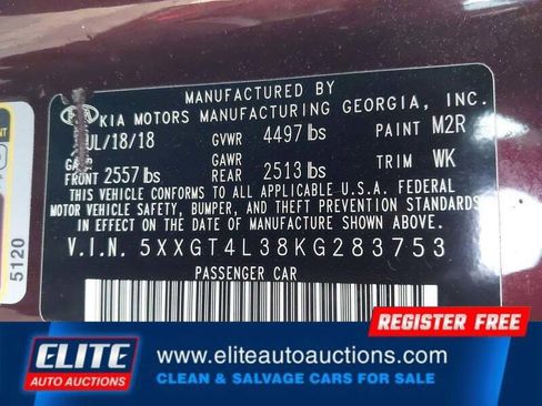 Used 2019 Kia Optima LX image 17