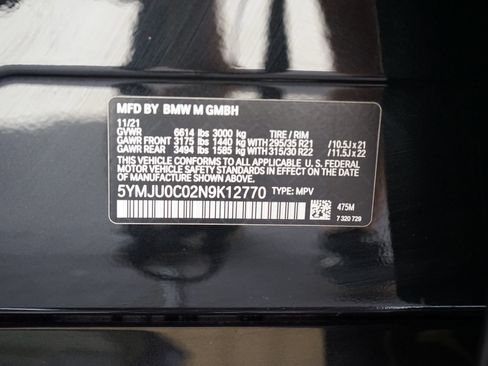 Used 2022 BMW X5 M w/ Executive Package AWD/4WD image 26