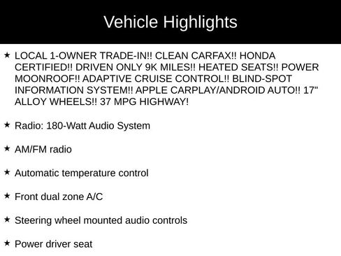 Certified 2025 Honda Accord SE image 34